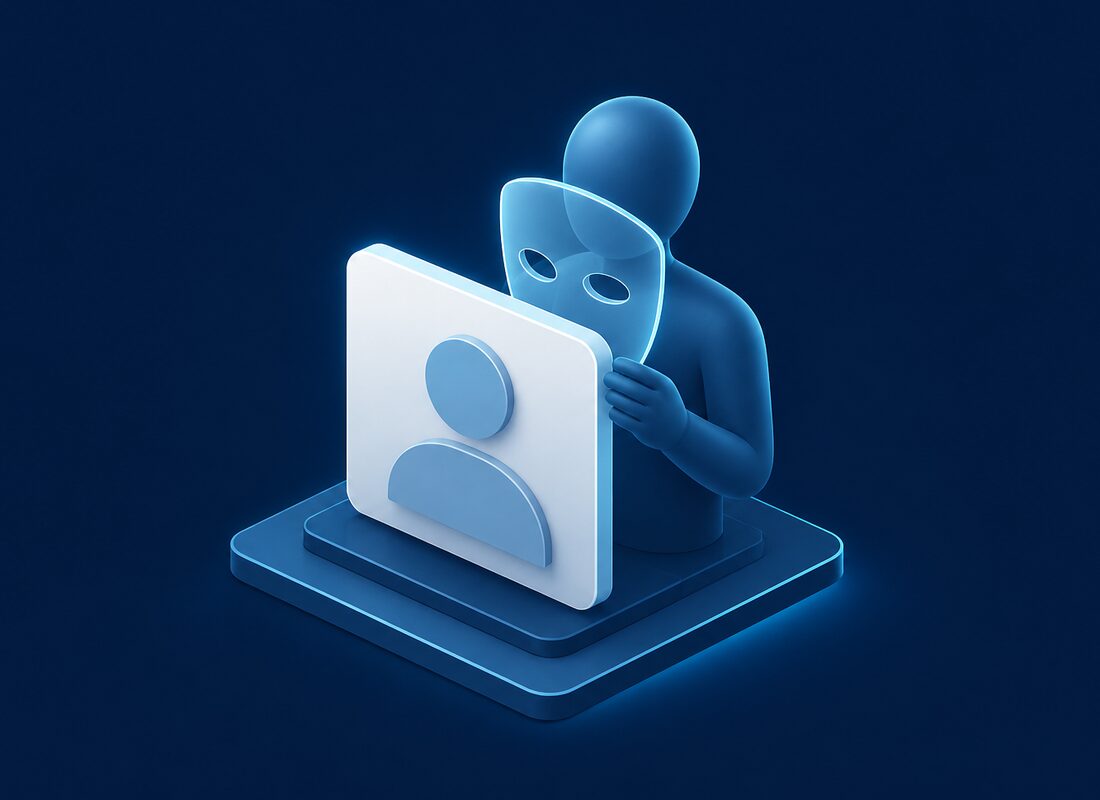 Attacker impersonating a trusted business contact in a social engineering attack